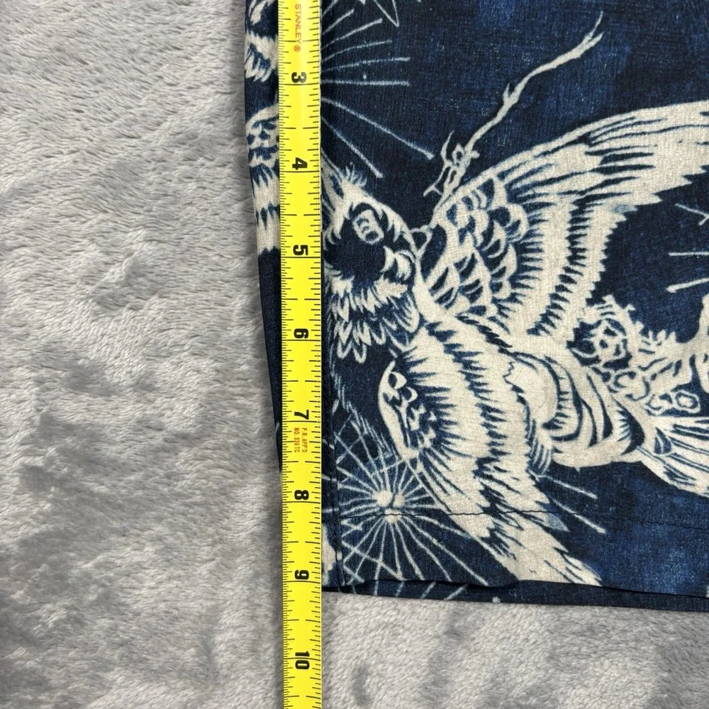 Polo Ralph Lauren Shorts Mens 38 Blue All Day Beach Bird Print Swim Trunks
